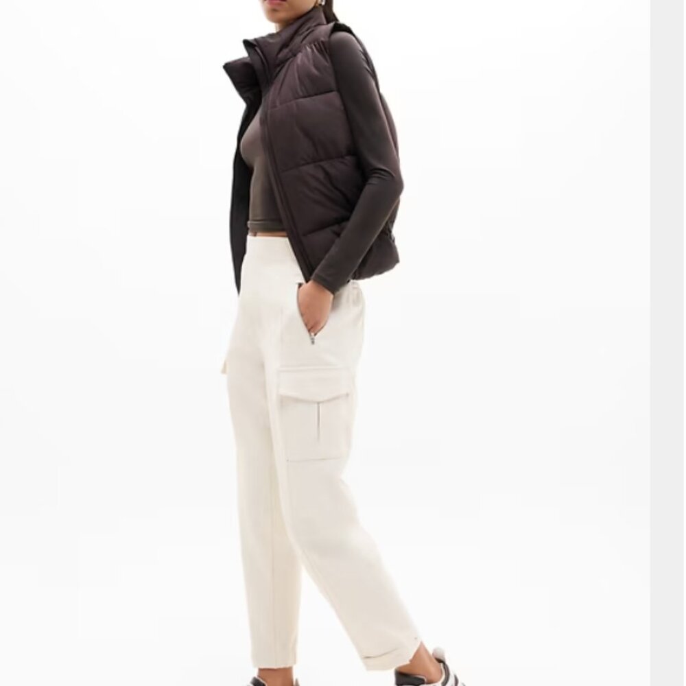 Athleta Endless High Rise Cargo Pants - Ancient Oat 2P